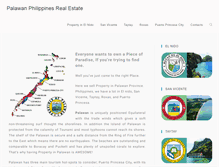 Tablet Screenshot of palawanphilippinesrealestate.com